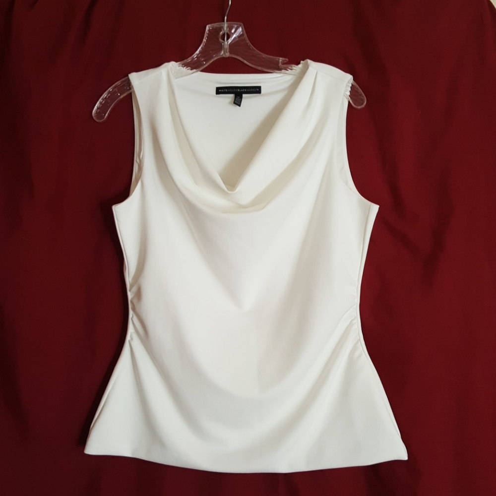 WHBM white blouse